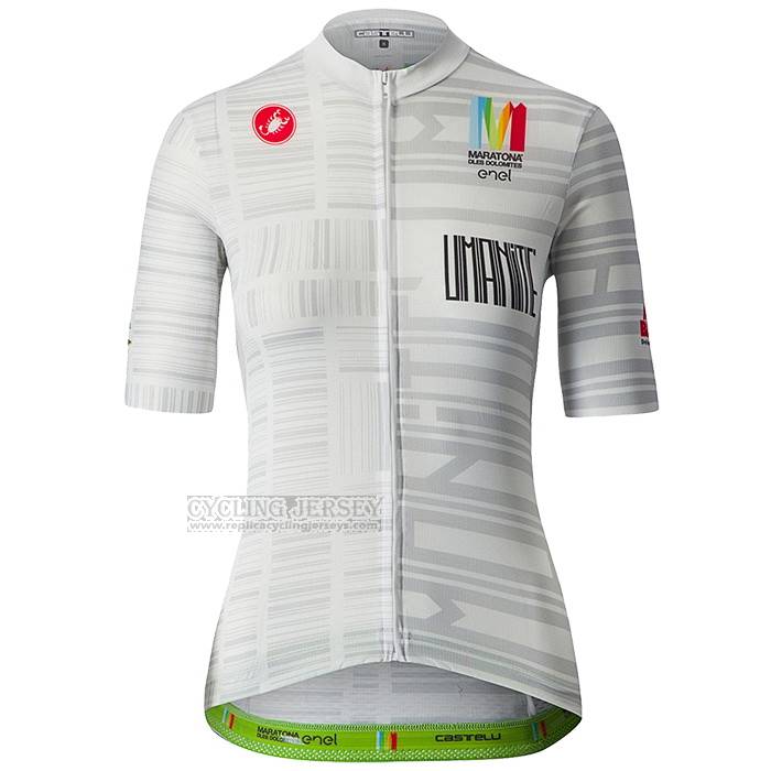 2023 Cycling Jersey Castelli Maratona Dles Dolomites-enel Black Short Sleeve and Bib Short