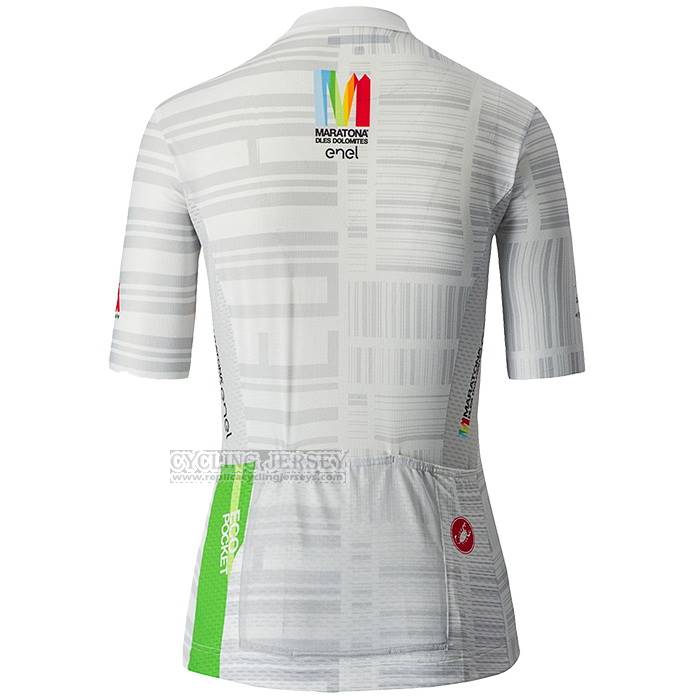 2023 Cycling Jersey Castelli Maratona Dles Dolomites-enel Black Short Sleeve and Bib Short