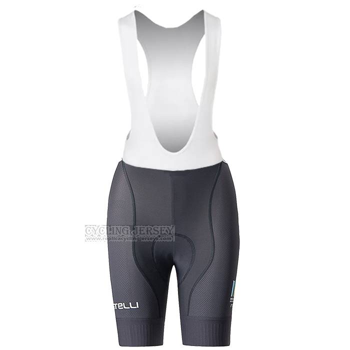 2023 Cycling Jersey Castelli Maratona Dles Dolomites-enel Black Short Sleeve and Bib Short
