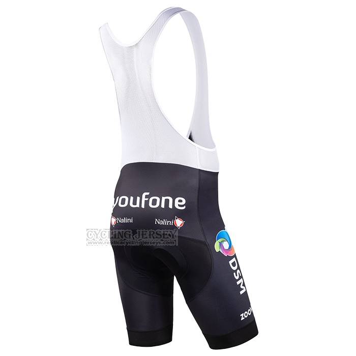 2023 Cycling Jersey Women DSM Black Short Sleeve and Bib Short