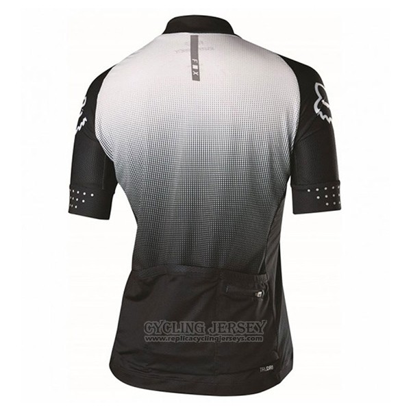 2017 Cycling Jersey Women Fox Black Short Sleeve and Bib Short