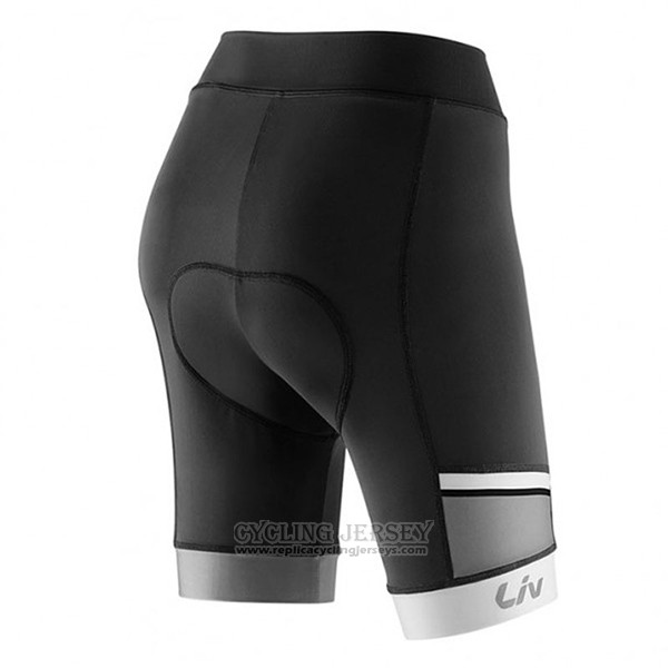2017 Cycling Jersey Women Liv Pro Black Short Sleeve and Bib Short