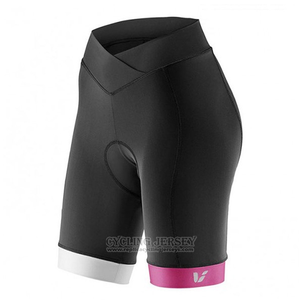 2017 Cycling Jersey Women Liv Pro Black and Red Short Sleeve and Bib Short