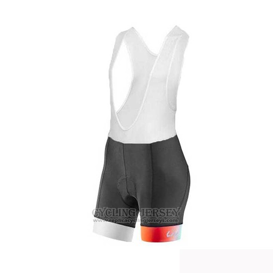 2019 Cycling Jersey Women Liv Black White Short Sleeve and Bib Short