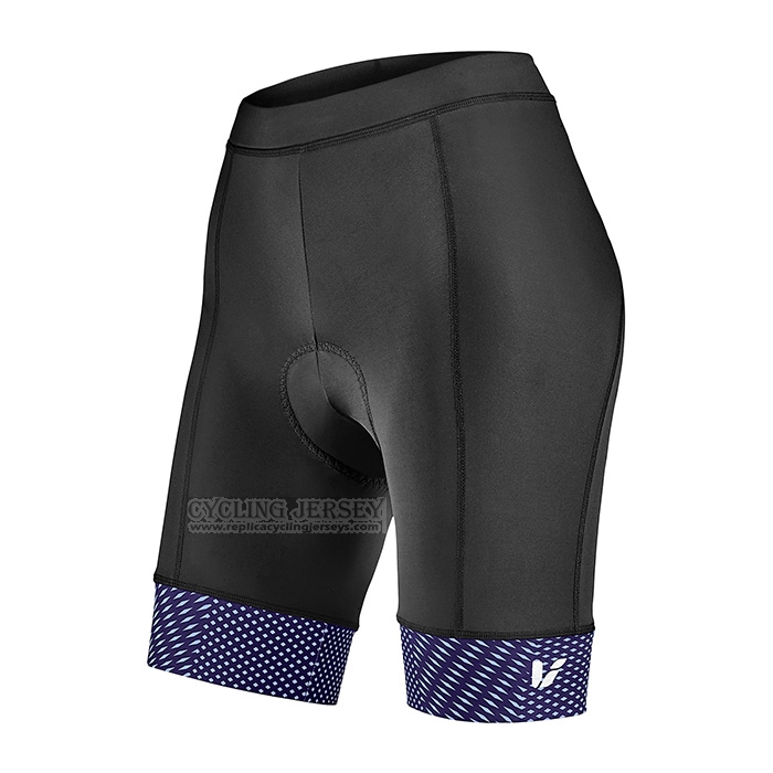 2022 Cycling Jersey Women Liv Deep Blue Short Sleeve and Bib Short