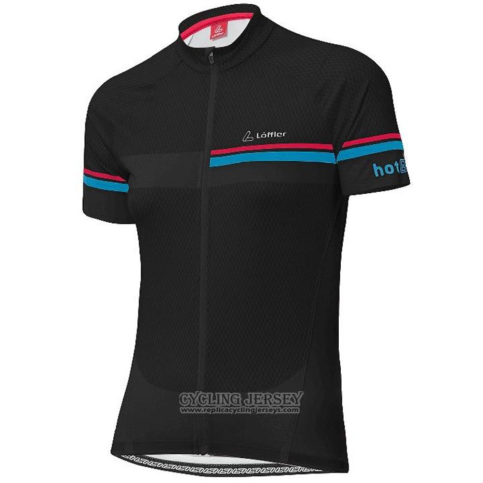 2020 Cycling Jersey Women Loffler Pink Blue Black Short Sleeve And Bib Short