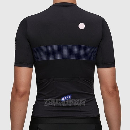 2019 Cycling Jersey Women Maap Escape Black Short Sleeve and Bib Short