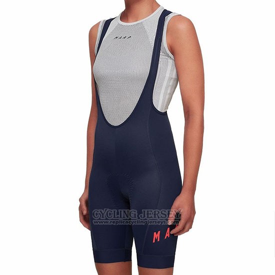 2019 Cycling Jersey Women Maap Nationals Black Short Sleeve and Bib Short