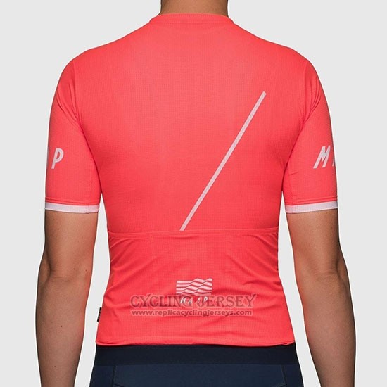 2019 Cycling Jersey Women Maap Red Short Sleeve and Bib Short