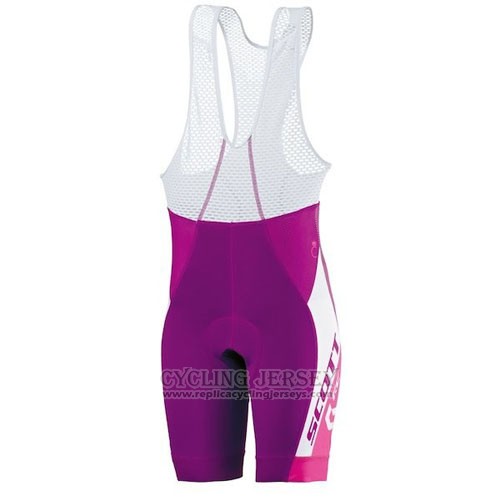 2016 Cycling Jersey Scott Red White Short Sleeve and Bib Short