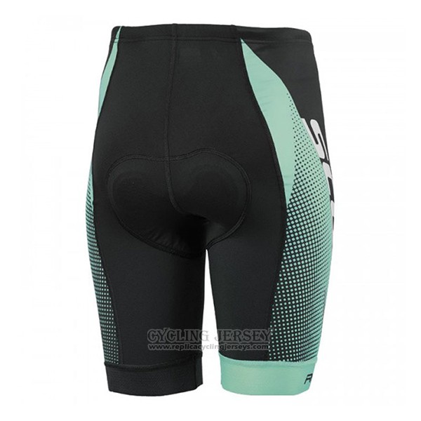 2017 Cycling Jersey Women Scott Black and Green Short Sleeve and Bib Short