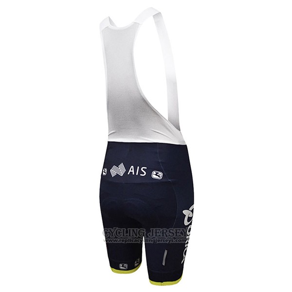 2017 Cycling Jersey Women Scott Black and Yellow Short Sleeve and Bib Short