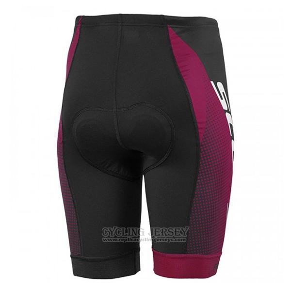 2017 Cycling Jersey Women Scott Fuchsia Short Sleeve and Bib Short