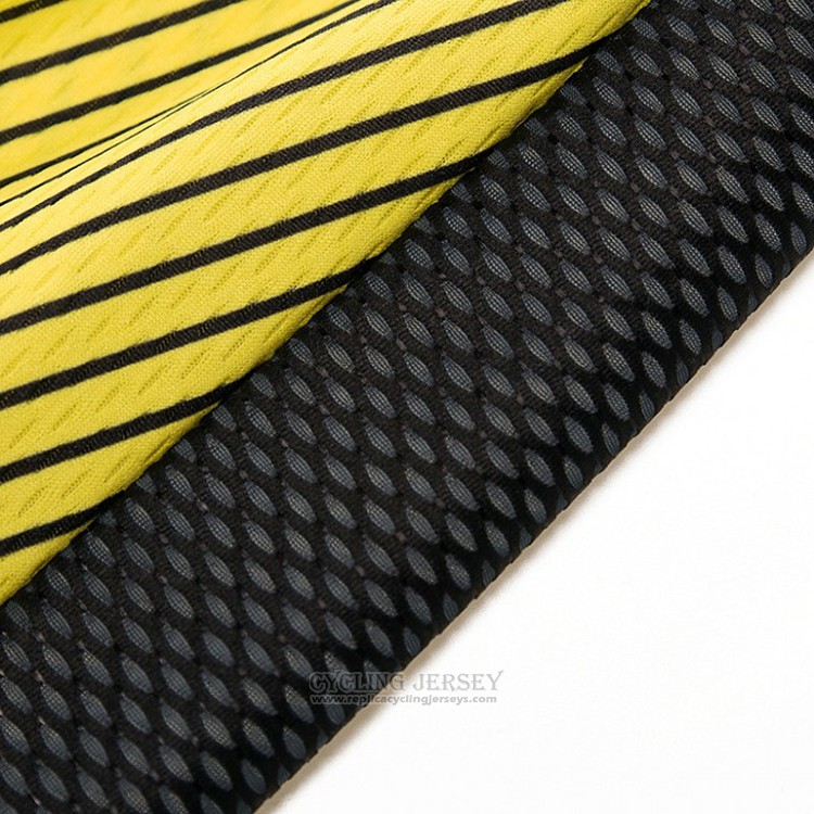2018 Cycling Jersey Scott Black and Yellow Short Sleeve and Bib Short