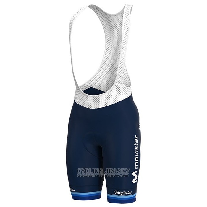 2021 Cycling Jersey Women Movistar Champion Europe Short Sleeve And Bib Short