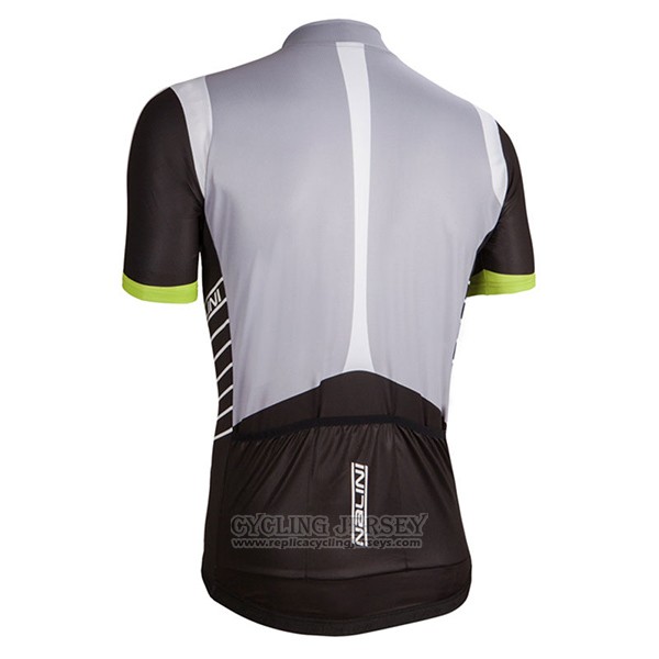 2017 Cycling Jersey Women Nalini Black and White Short Sleeve and Bib Short
