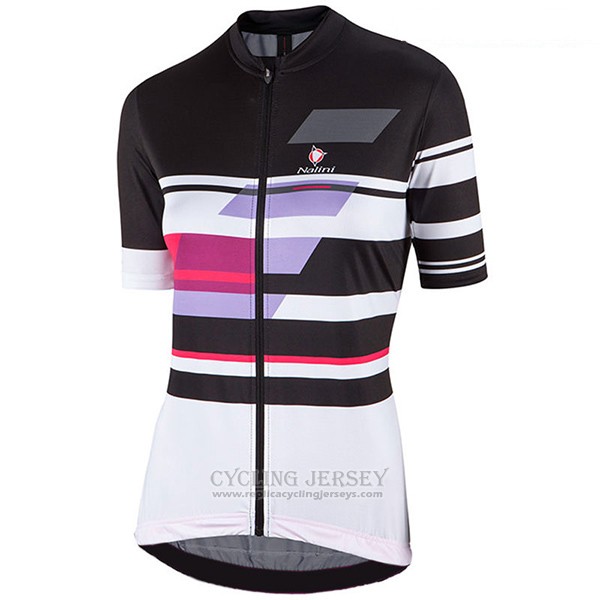 2017 Cycling Jersey Women Nalini Dolomiti Black Short Sleeve and Bib Short
