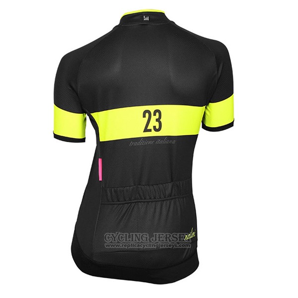 2017 Cycling Jersey Women Nalini Nemina Black Short Sleeve and Bib Short