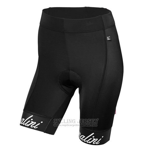 2017 Cycling Jersey Women Nalini Optical Black and Gray Short Sleeve and Bib Short