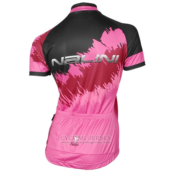 2017 Cycling Jersey Women Nalini Sfiziosa Red Short Sleeve and Bib Short