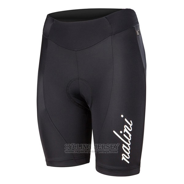 2017 Cycling Jersey Women Nalini Wave Black Short Sleeve and Bib Short