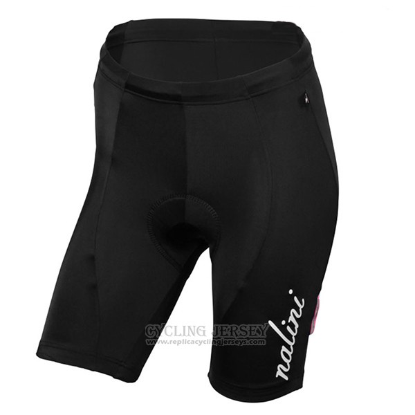 2017 Cycling Jersey Women Nalini Wave Deep Black Short Sleeve and Bib Short