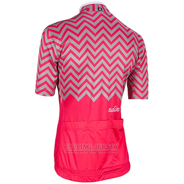 2017 Cycling Jersey Women Nalini Wave Red Short Sleeve and Bib Short