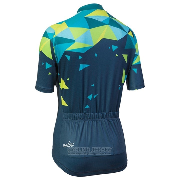 2018 Cycling Jersey Women Nalini Chic Green Short Sleeve and Bib Short