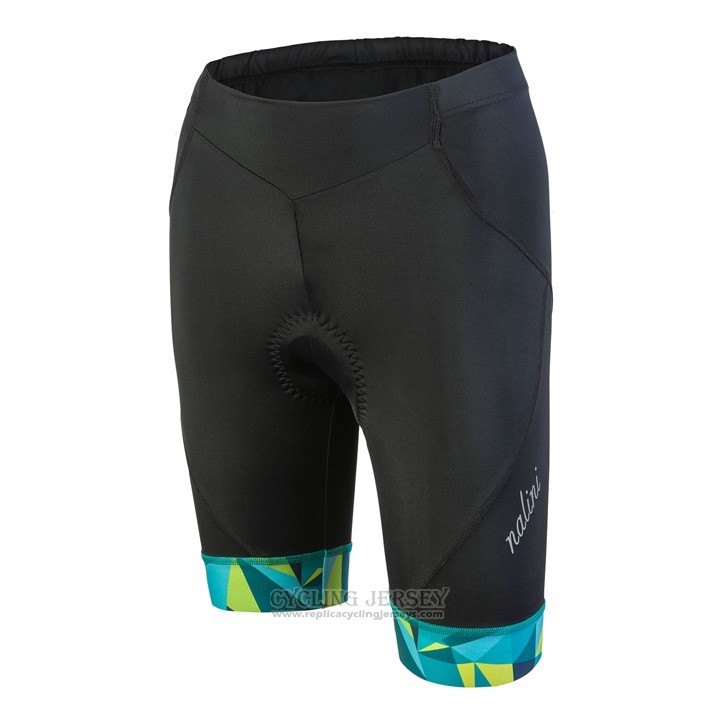 2018 Cycling Jersey Women Nalini Chic Green Short Sleeve and Bib Short