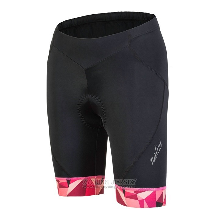 2018 Cycling Jersey Women Nalini Chic Red Short Sleeve and Bib Short