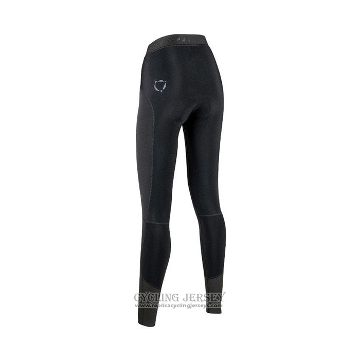 2021 Cycling Jersey Women Nalini Black Long Sleeve And Bib Tight QXF21-0031