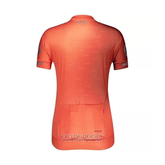 2021 Cycling Jersey Women Nalini Orange Short Sleeve And Bib Short