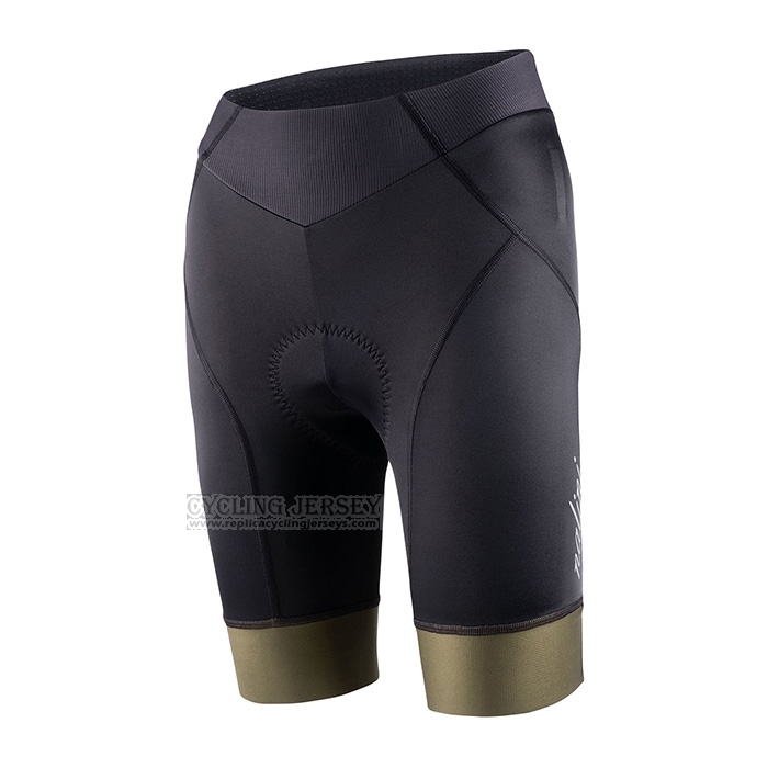 2022 Cycling Jersey Women Nalini Green Black Short Sleeve and Bib Short