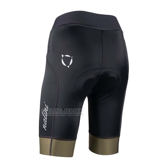 2022 Cycling Jersey Women Nalini Green Black Short Sleeve and Bib Short