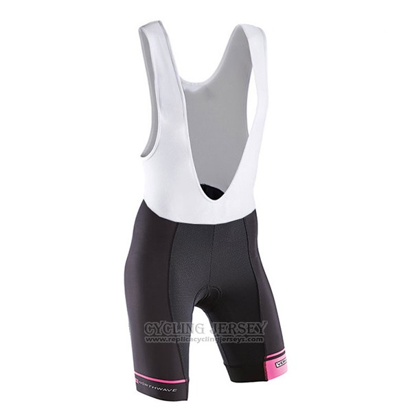 2017 Cycling Jersey Women Northwave Black and Blue Short Sleeve and Bib Short
