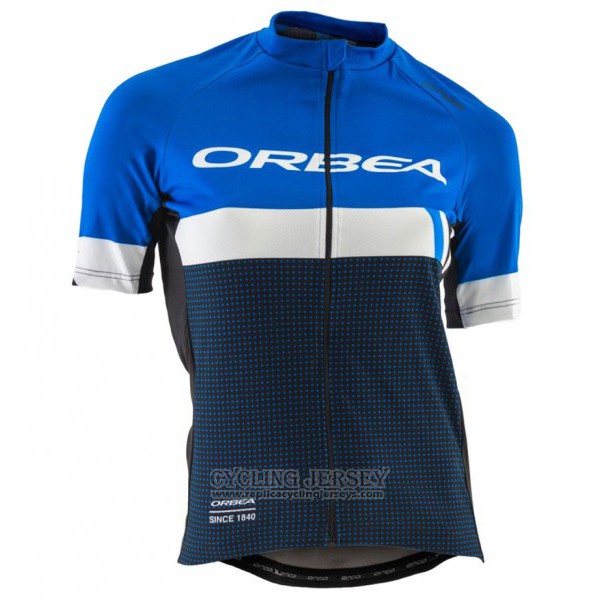 2017 Cycling Jersey Women Orbea Black and Blue Short Sleeve and Bib Short