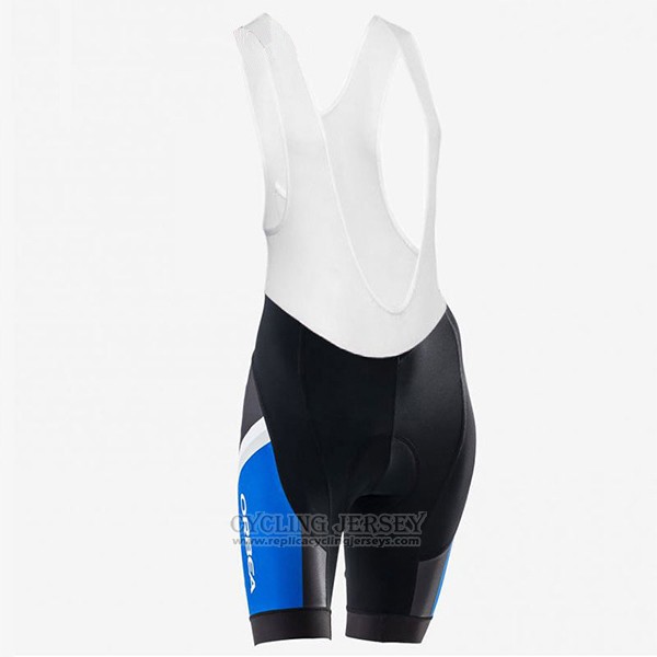 2017 Cycling Jersey Women Orbea Blue and White Short Sleeve and Bib Short