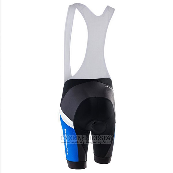 2017 Cycling Jersey Women Orbea Blue and White Short Sleeve and Bib Short