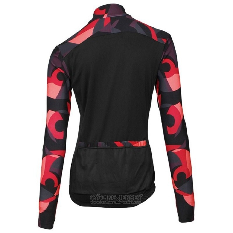 2018 Cycling Jersey Women Orbea Red and Black Short Sleeve and Bib Short
