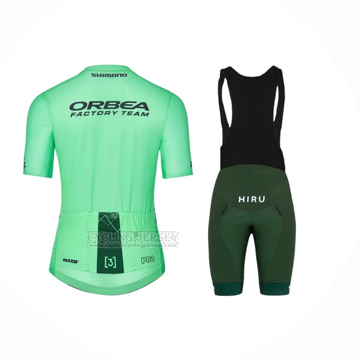 2024 Cycling Jersey Women Orbea Green Short Sleeve And Bib Short