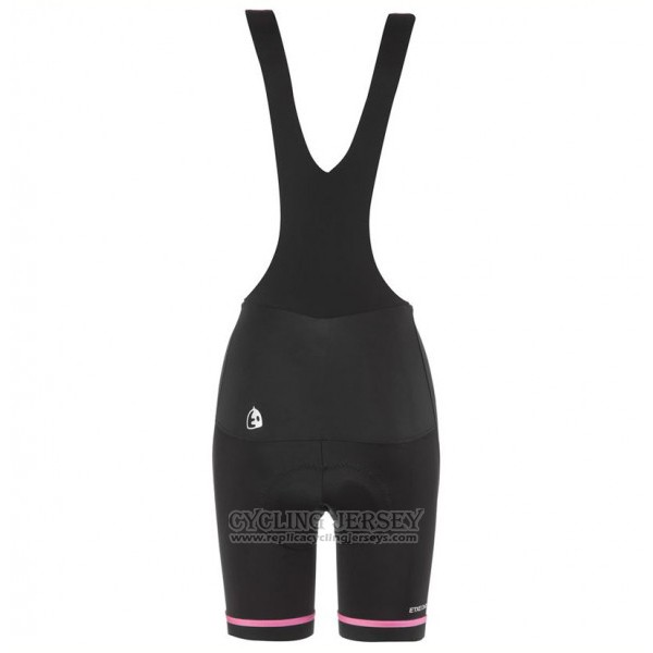 2017 Cycling Jersey Women Etxeondo Neo Black and Pink Short Sleeve and Bib Short