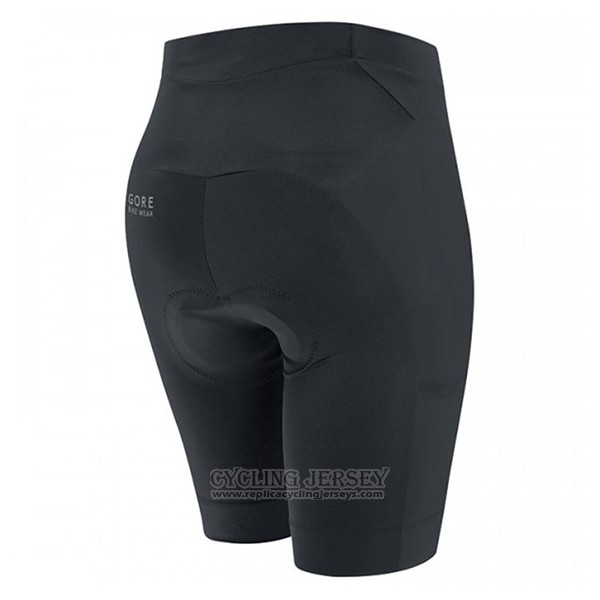 2017 Cycling Jersey Women Gore Element Digi Black Short Sleeve and Bib Short