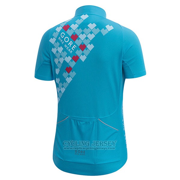 2017 Cycling Jersey Women Gore Element Digi Cereste Short Sleeve and Bib Short