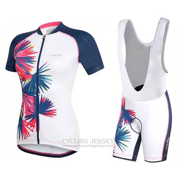 2017 Cycling Jersey Women RH+ White Short Sleeve and Bib Short