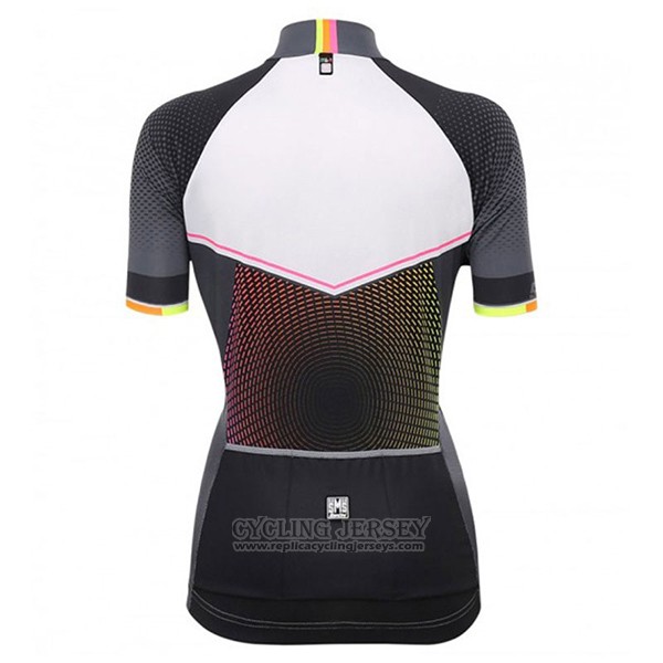 2017 Cycling Jersey Women Santini Stella White Short Sleeve and Bib Short