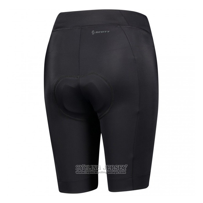 2021 Cycling Jersey Women Scott Gray Marron Short Sleeve And Bib Short
