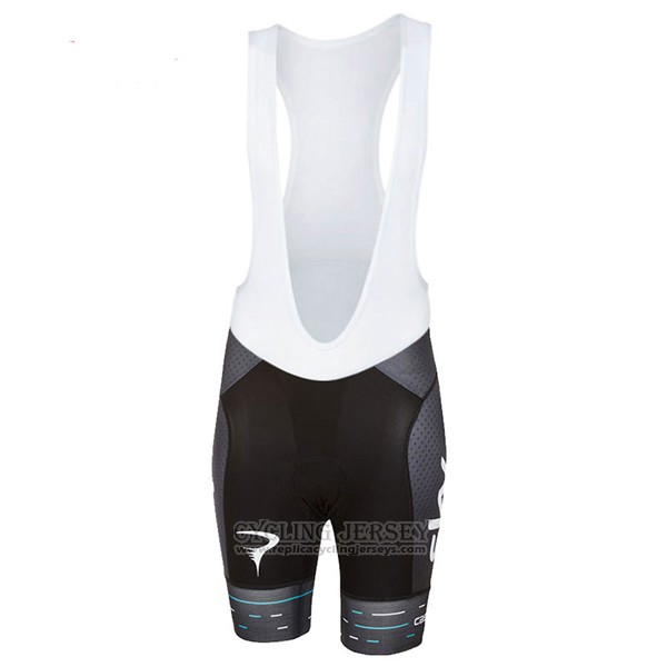 2017 Cycling Jersey Women Sky Black Short Sleeve and Bib Short