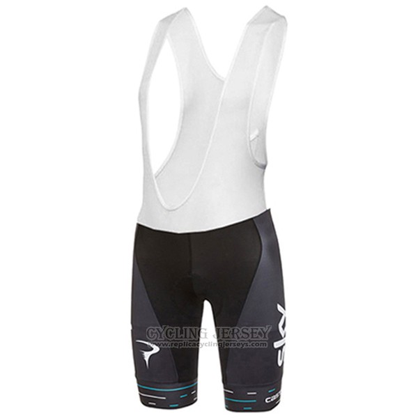 2017 Cycling Jersey Women Sky White Short Sleeve and Bib Short