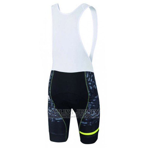 2016 Cycling Jersey Sportful Green and Black Short Sleeve and Bib Short