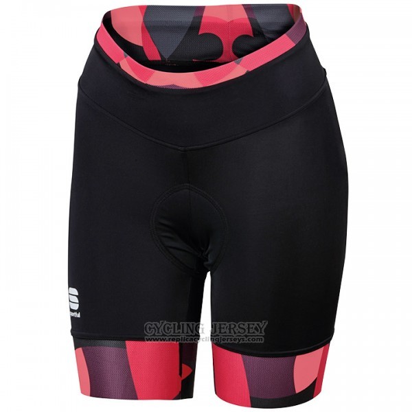 2017 Cycling Jersey Sportful Primavera Black and Red Short Sleeve and Bib Short